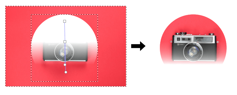 Masking in Inkscape gradient effect