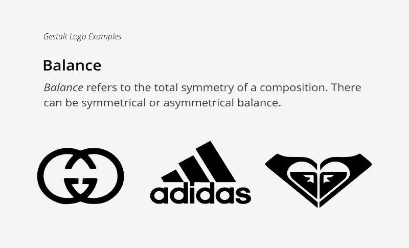 Balance in logo theory can be symmetrical or assymetrical 