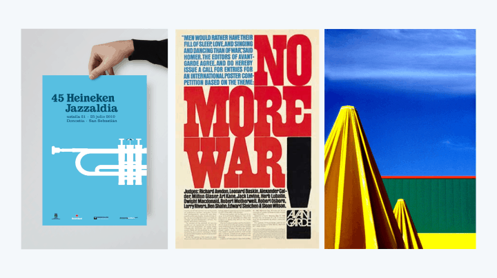 The graphic design principle of dominance produces emphasis and interest.