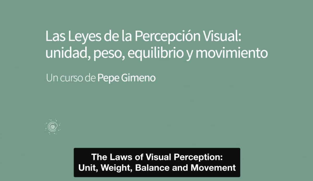 The Laws of Visual Perception: Unit, Weight, Balance and Movement on Domestika. 

