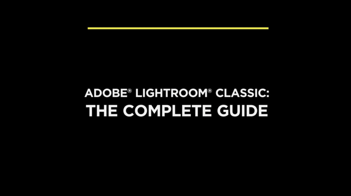 Adobe Lightroom Classic Creative Cloud course on Creative Live. 