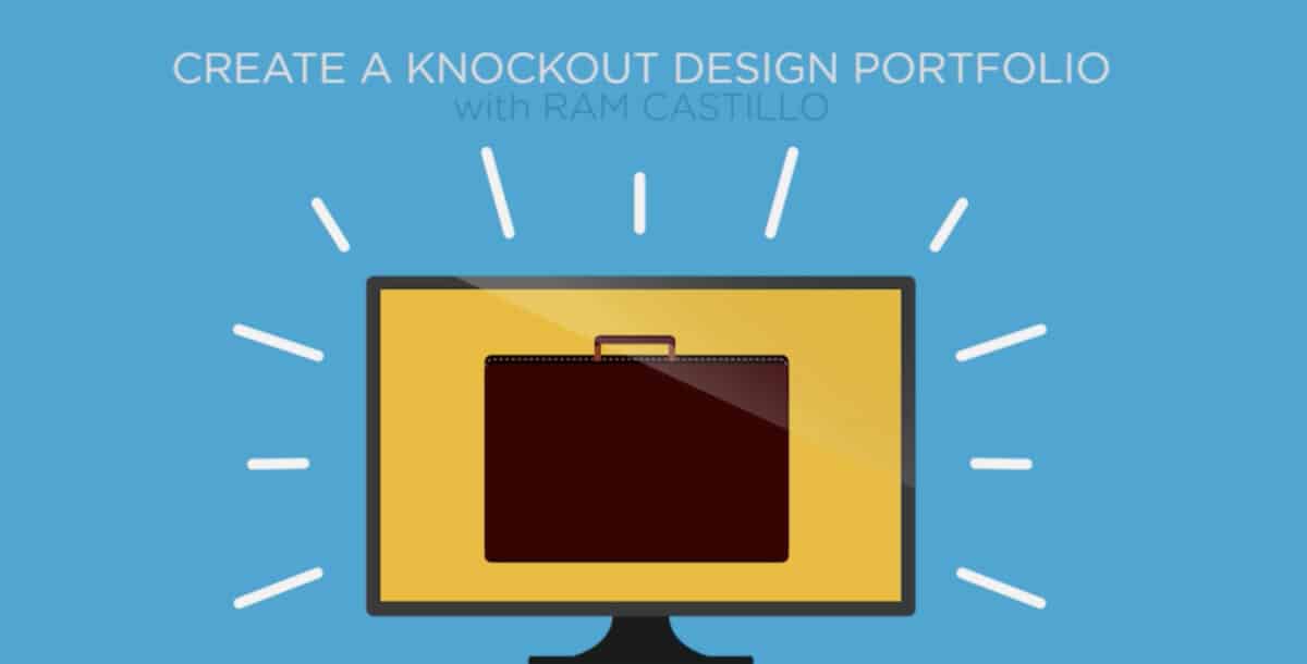 Create a Knockout Graphic Design Portfolio course on Creative Live.