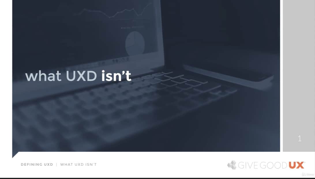 User Experience Design Fundamentals on Udemy.