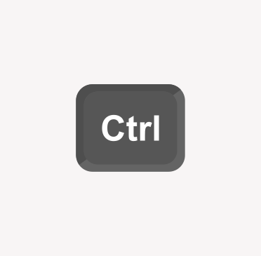 The Control key is used to control elements in Inkscape.