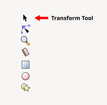 transform tool in Inkscape